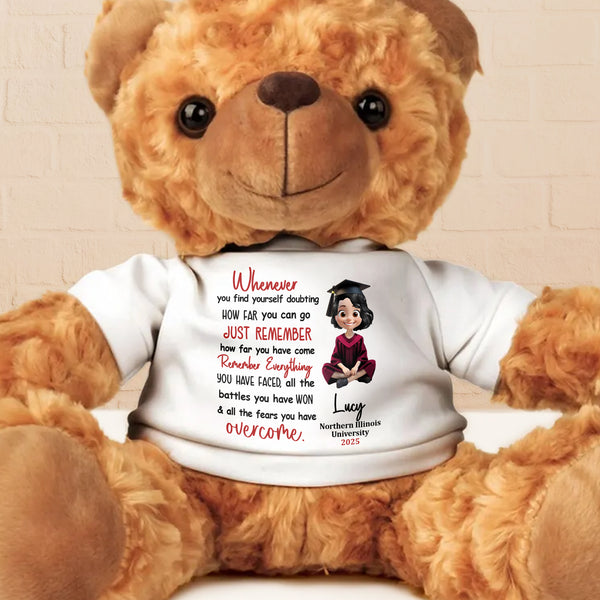 Whenever You Find Yourself Doubting How Far You Can Go, Graduation Cap and Diploma