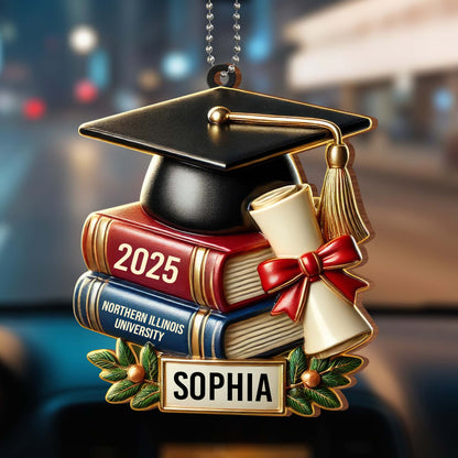 Celebrate Your Achievement, Graduation Cap and Books