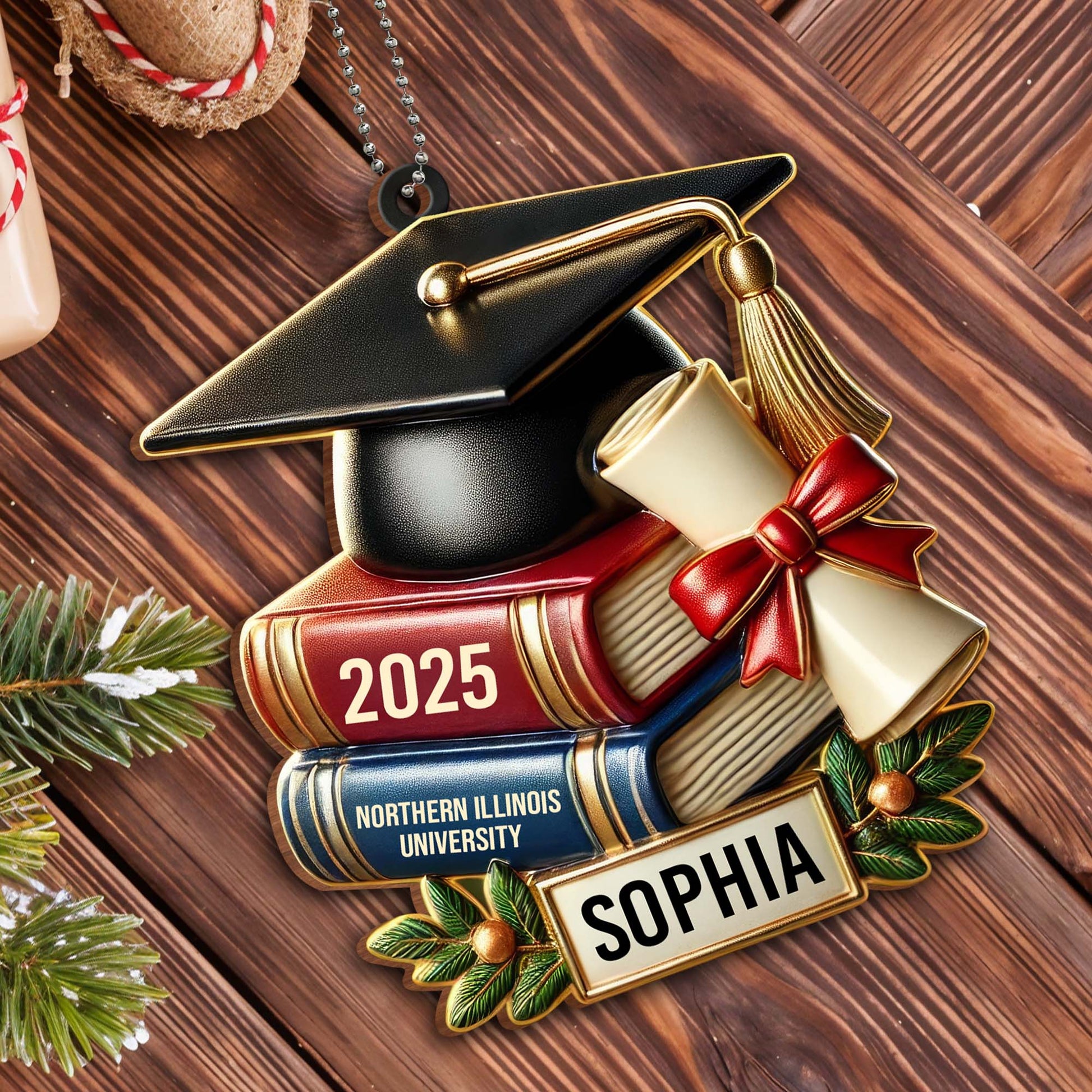 Celebrate Your Achievement, Graduation Cap and Books