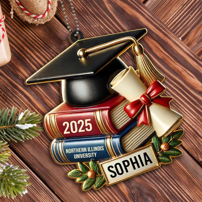 Celebrate Your Achievement, Graduation Cap and Books