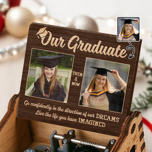 Go Confidently in the Direction of Our Dreams, Graduation Cap and Photos