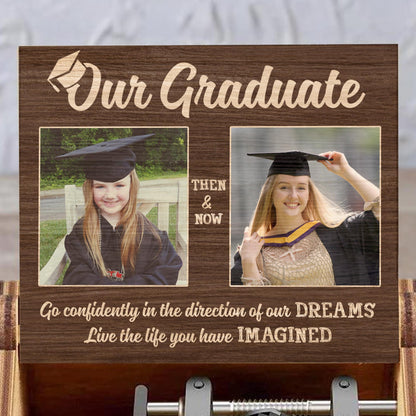 Go Confidently in the Direction of Our Dreams, Graduation Cap and Photos