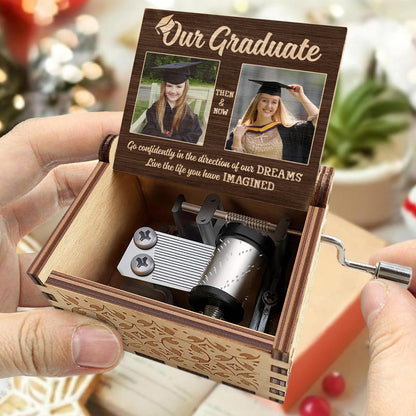 Go Confidently in the Direction of Our Dreams, Graduation Cap and Photos