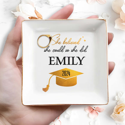 She Believed She Could So She Did, Graduation Cap