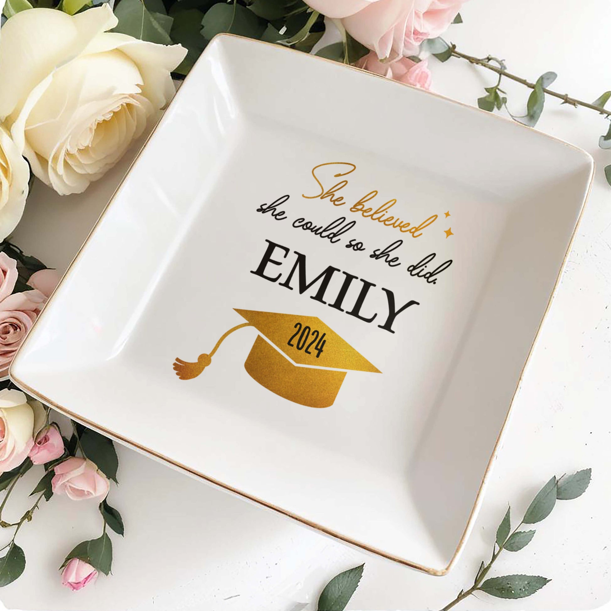 She Believed She Could So She Did, Graduation Cap