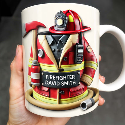 Firefighter David Smith, Gear and Helmet