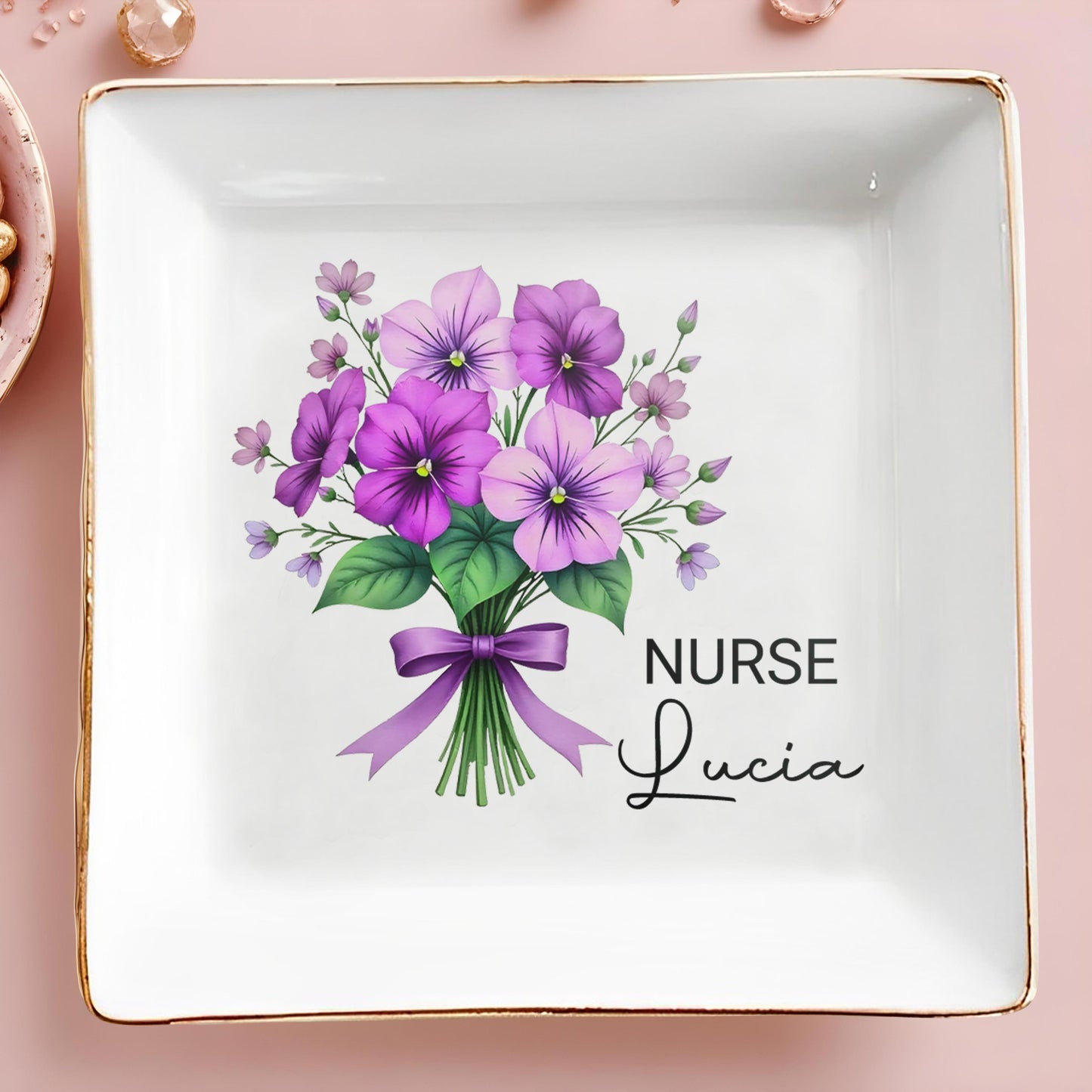 Celebrate Your Caring Spirit With This Floral Nurse-Inspired Design, Flowers And Ribbon