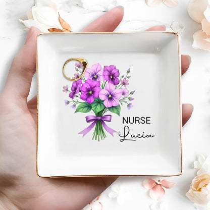 Celebrate Your Caring Spirit With This Floral Nurse-Inspired Design, Flowers And Ribbon