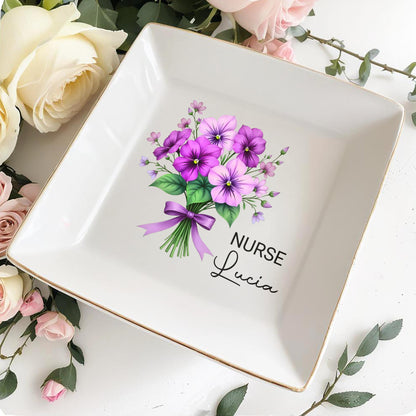 Celebrate Your Caring Spirit With This Floral Nurse-Inspired Design, Flowers And Ribbon