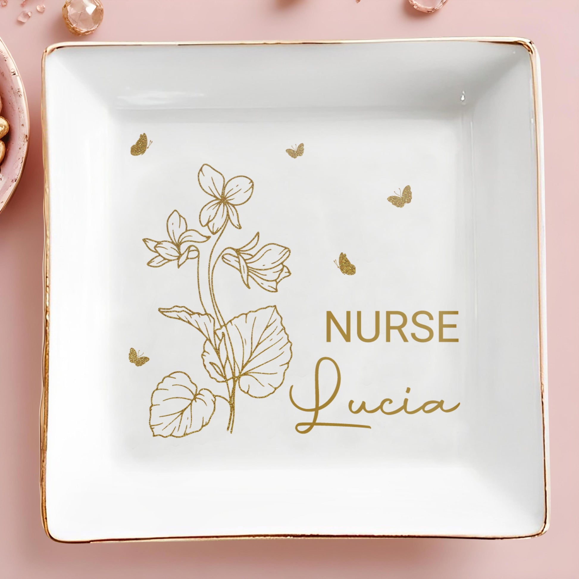 Nurse Lucia, Flowers and Butterflies