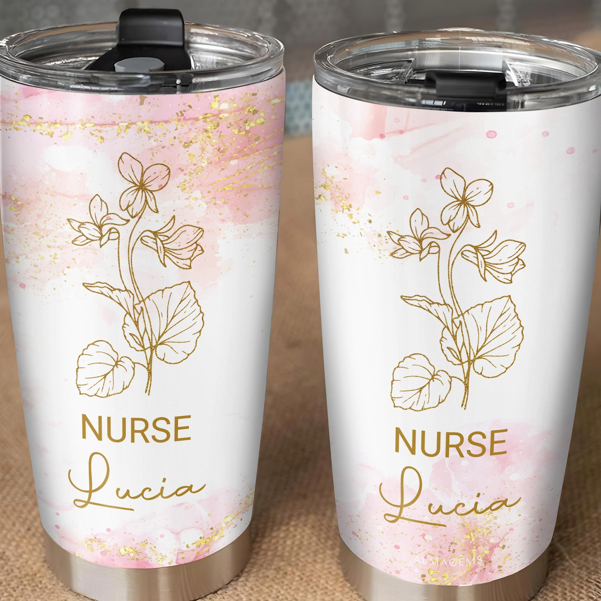 Nurse Appreciation Design With Beautiful Floral Accents
