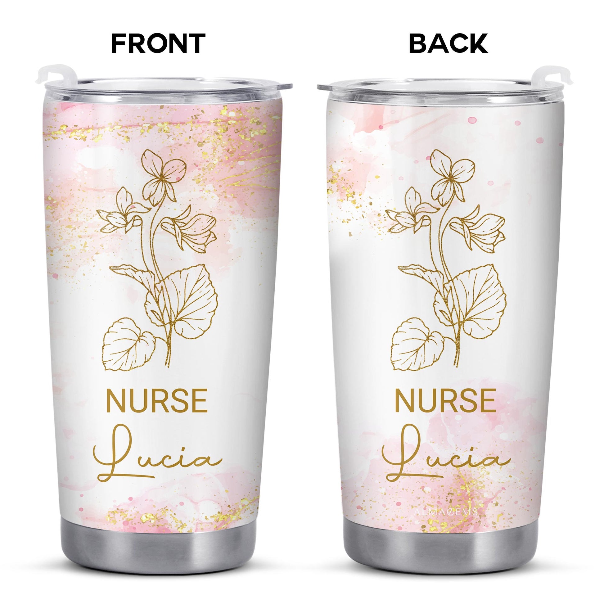 Nurse Appreciation Design With Beautiful Floral Accents