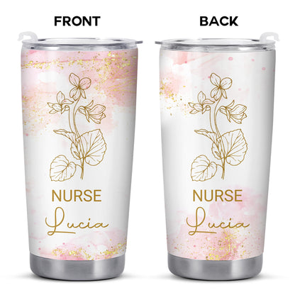Nurse Appreciation Design With Beautiful Floral Accents