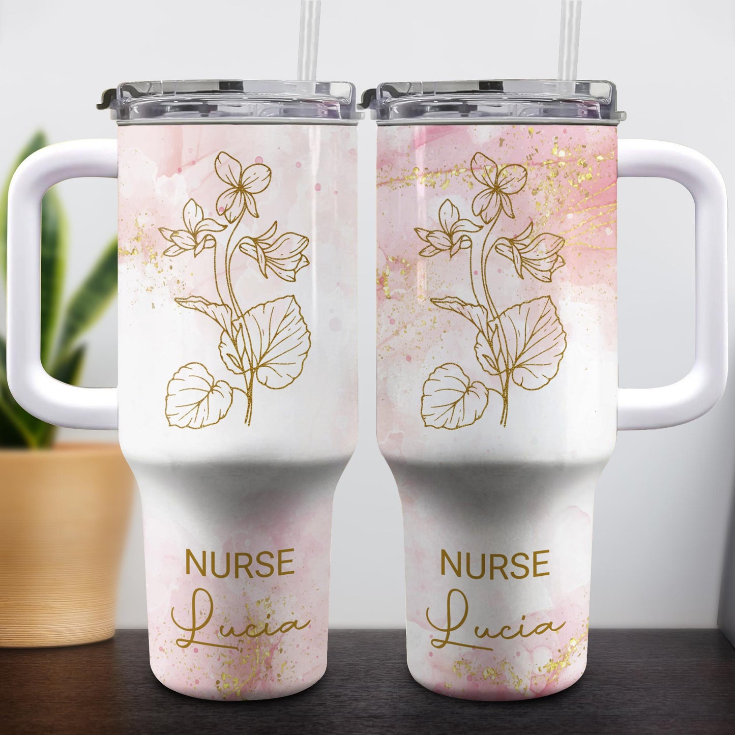 Create A Beautiful, Floral-Themed Tumbler Perfect For Any Dedicated Nurse, Flowers