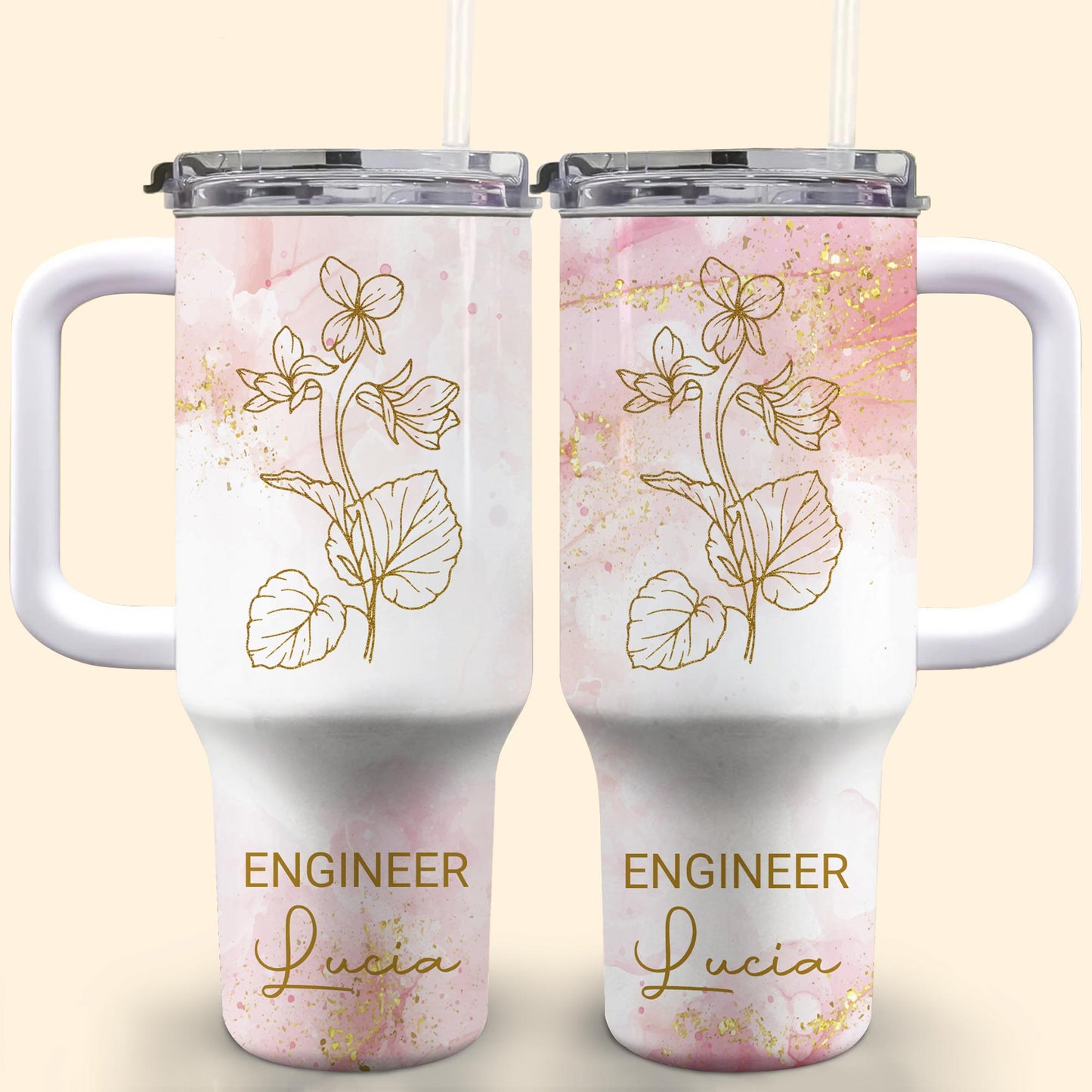 Create A Beautiful, Floral-Themed Tumbler Perfect For Any Dedicated Nurse, Flowers