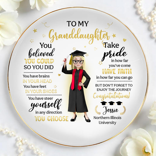 To My Granddaughter, You Believed You Could So You Did, Graduation Attire And Stars