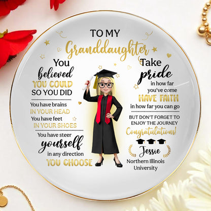 To My Granddaughter, You Believed You Could So You Did, Graduation Attire And Stars