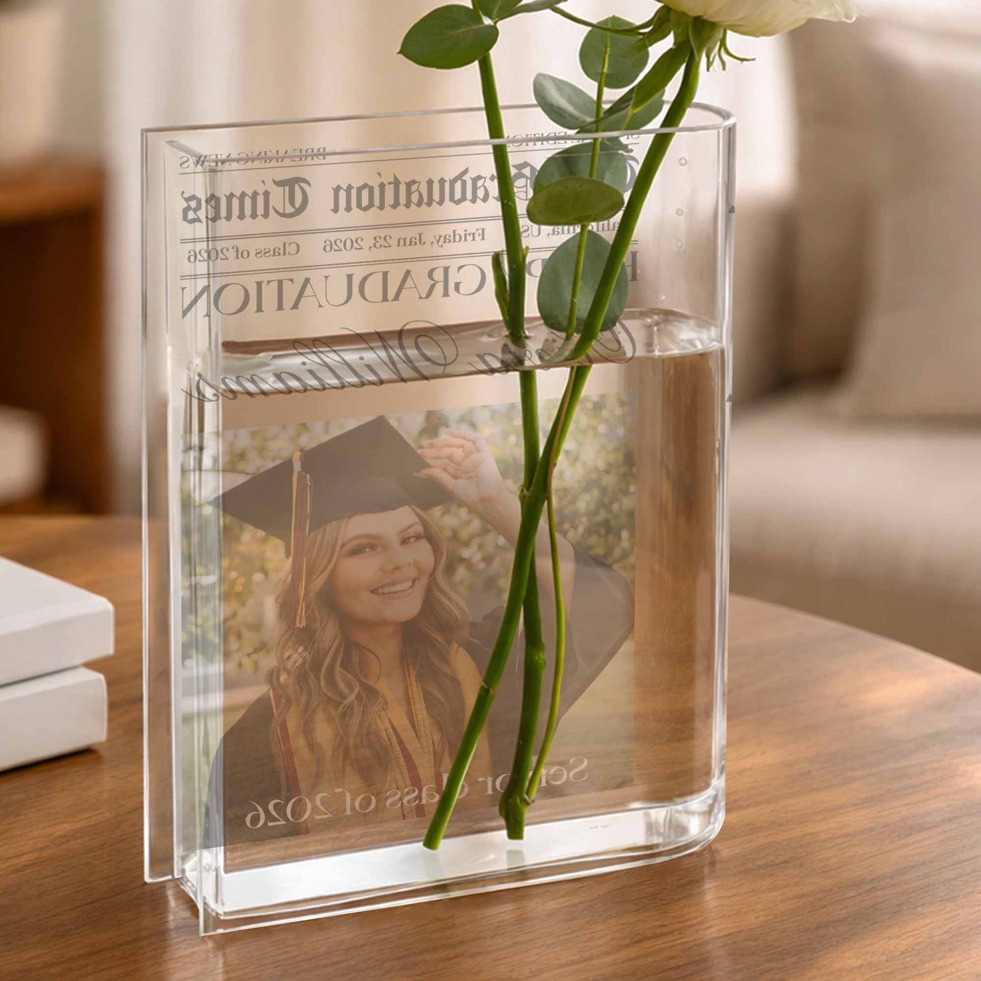 Happy Graduation Senior Class Special Edition Newspaper Vase