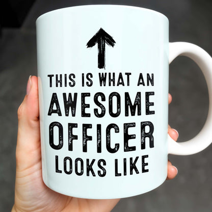 Voici à quoi ressemble un officier exceptionnel, Arrow - Tasse à café personnalisée - GRAD293_MG