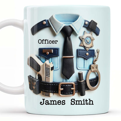 The World Needs More Officer Like You, Thank You - Personalized Custom Coffee Mug - GRAD294_MG
