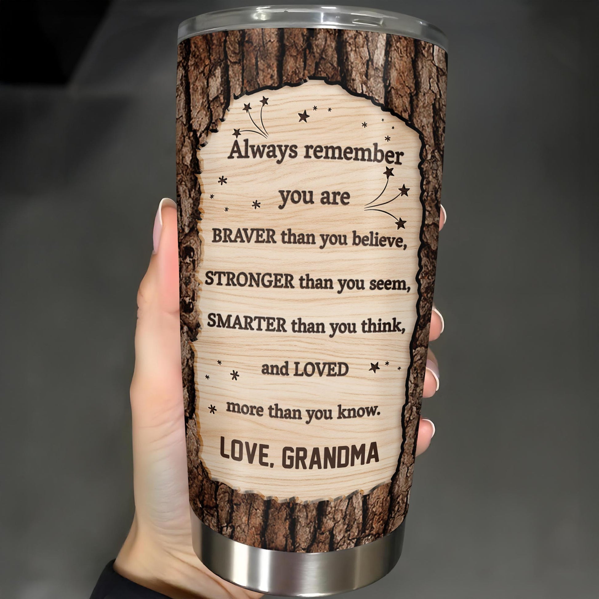 To My Grandson, Teddy Bear With Graduation Cap And Diploma