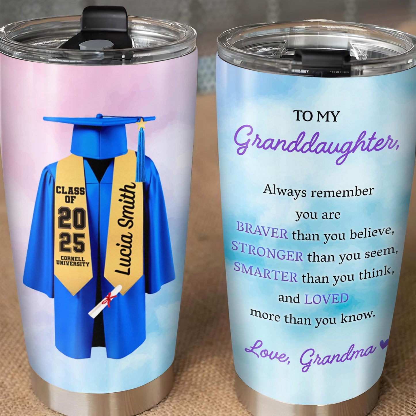 Celebrate Academic Achievements, Graduation Gown and Diploma