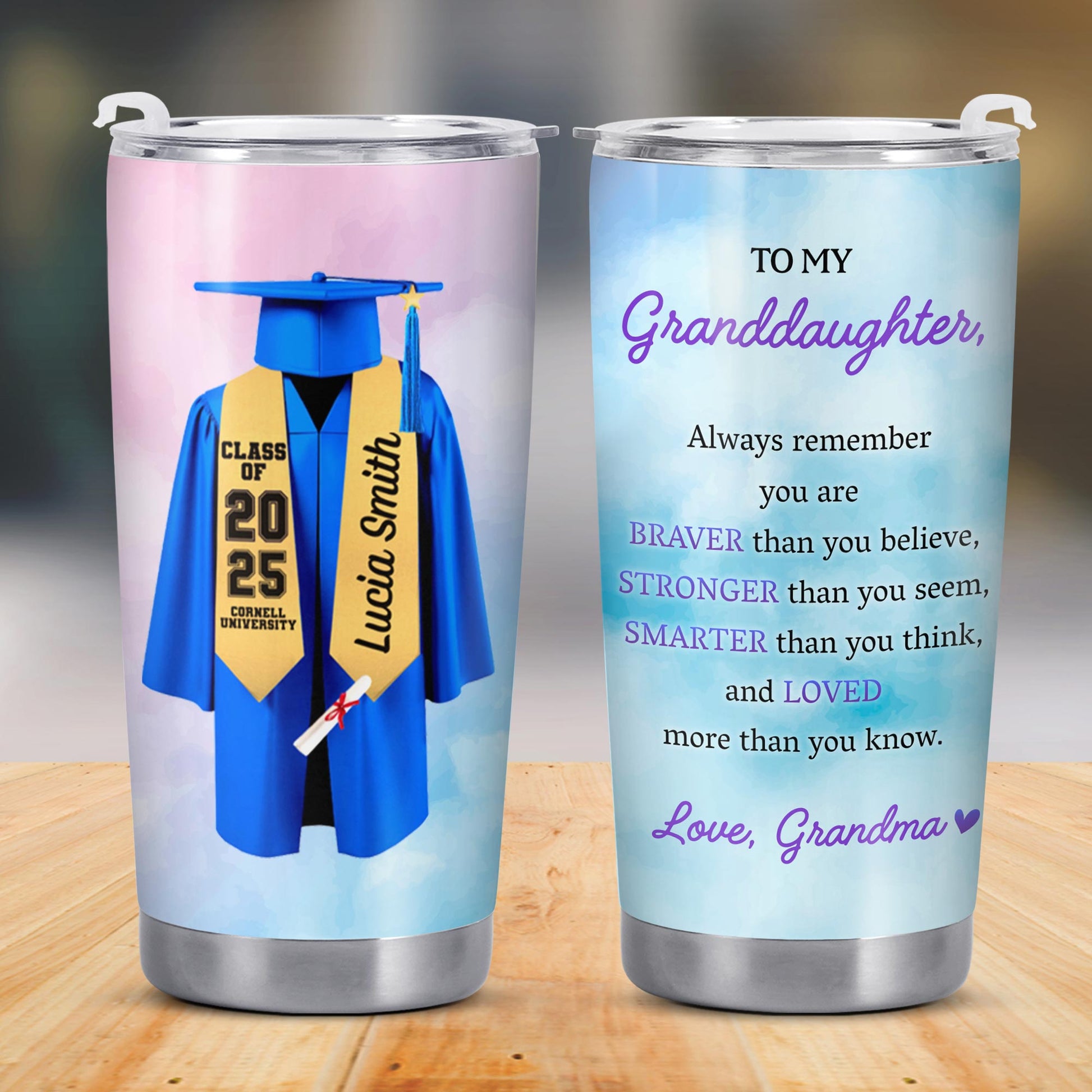 Celebrate Academic Achievements, Graduation Gown and Diploma