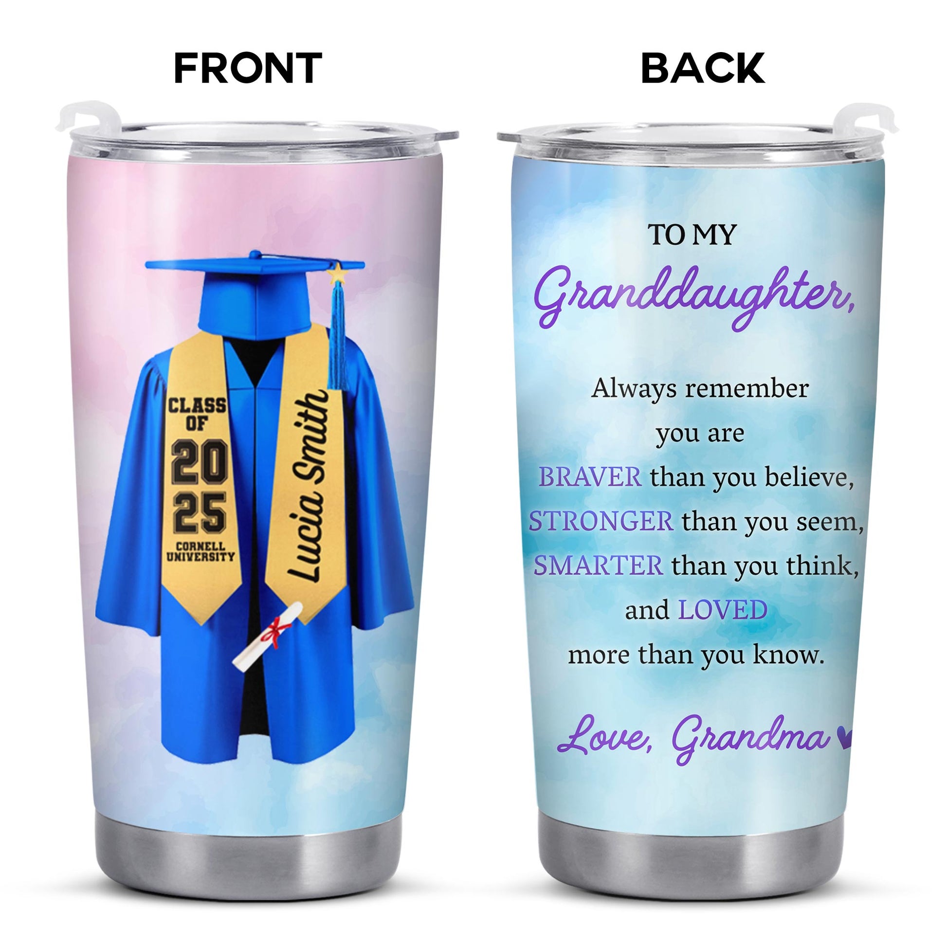 Celebrate Academic Achievements, Graduation Gown and Diploma