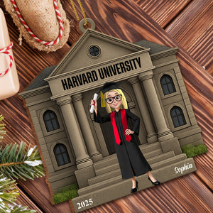 Celebrate Your Academic Achievement, Graduate In Cap And Gown