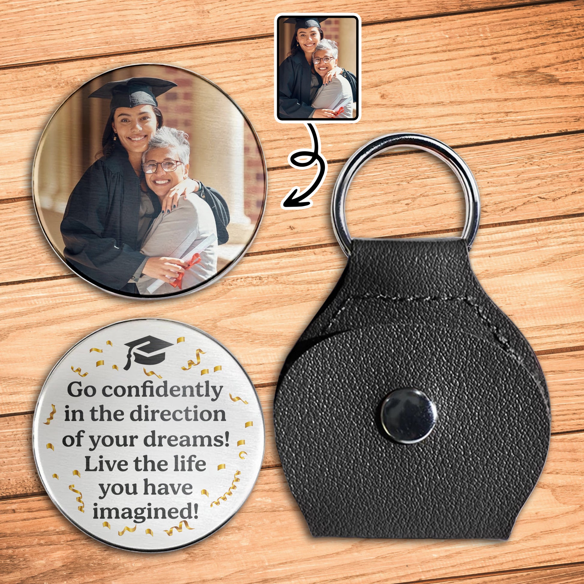 Go Confidently In The Direction Of Your Dreams With Cap And Diploma