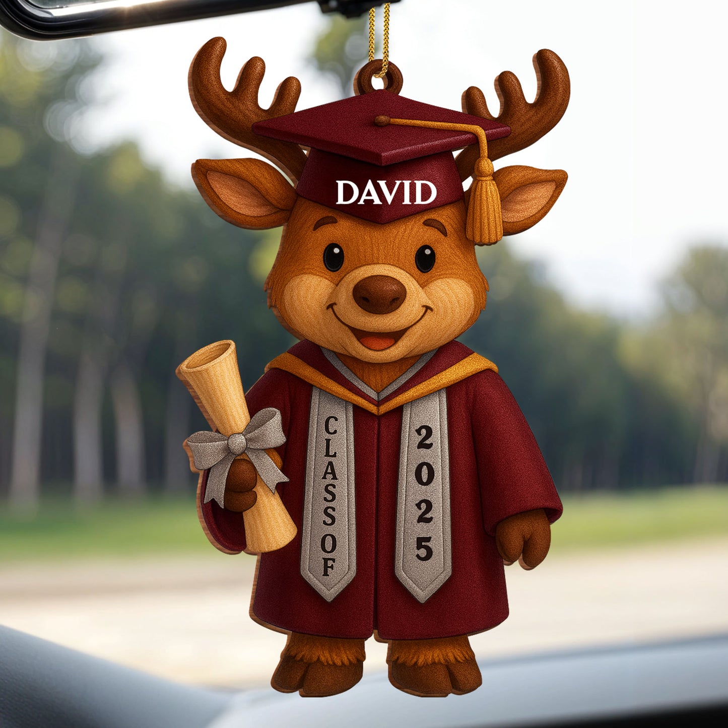 Celebrate Your Graduate's Achievement, Reindeer Graduation Ornament