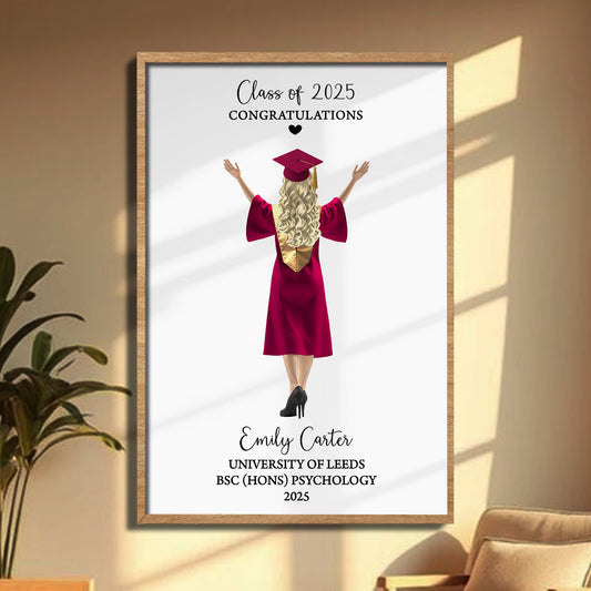 Class Of 2025, Congratulations, Graduation Cap And Gown