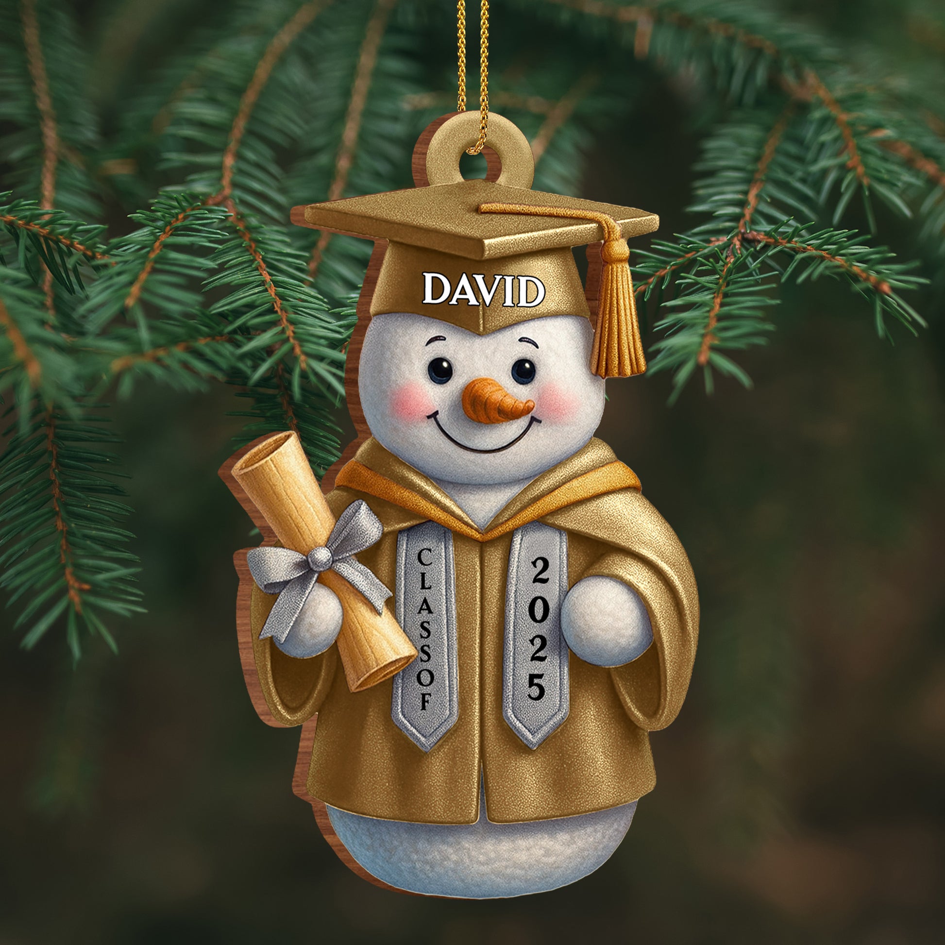 Congratulations On Your Graduation, Featuring Snowman In Cap