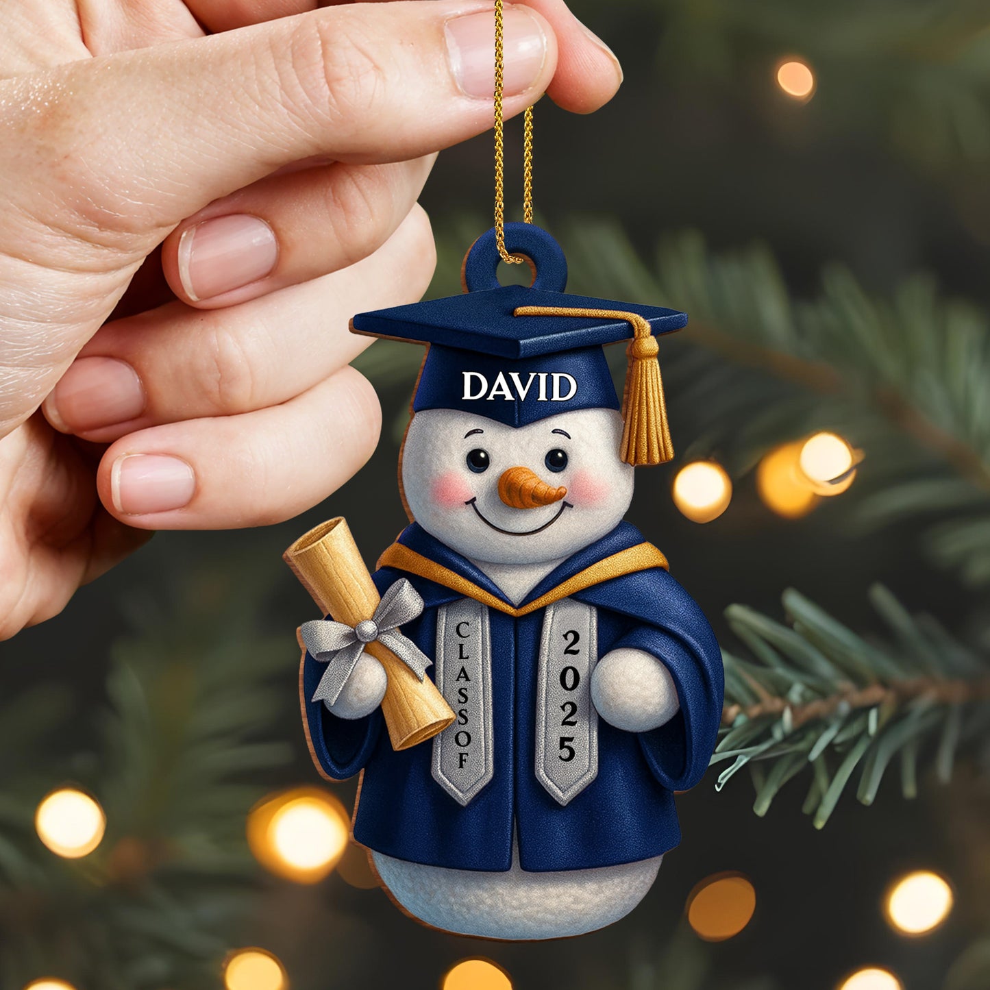 Congratulations On Your Graduation, Featuring Snowman In Cap