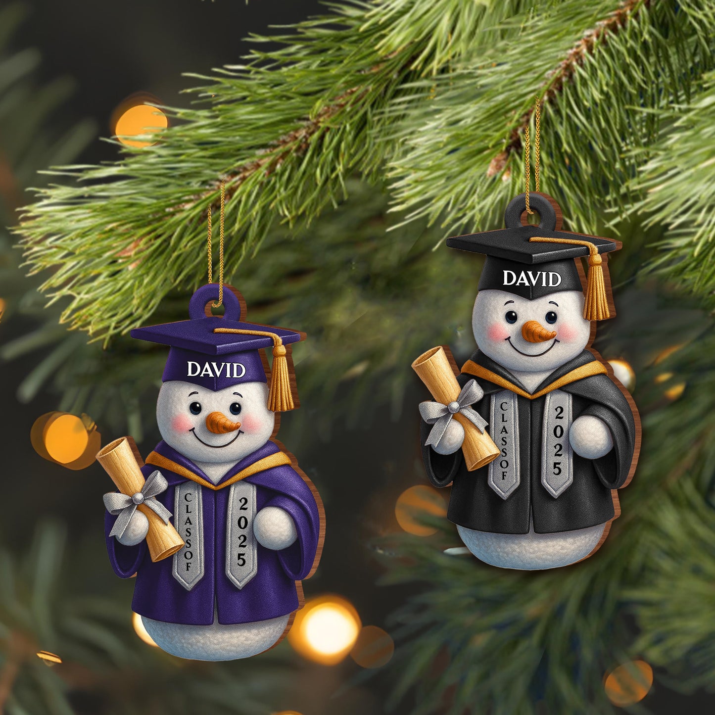 Congratulations On Your Graduation, Featuring Snowman In Cap