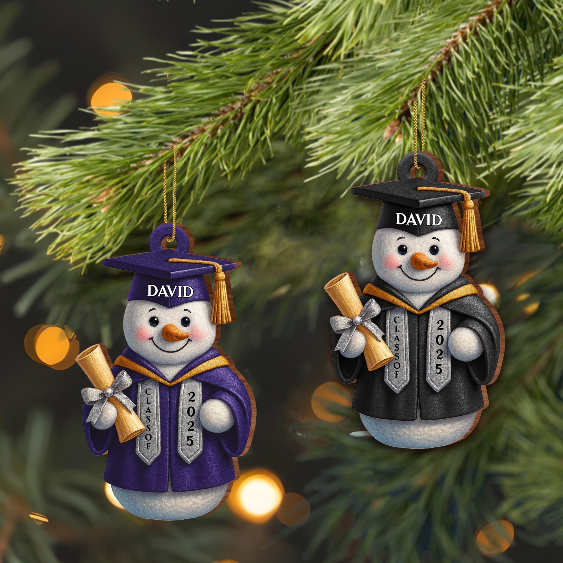 Congratulations On Your Graduation, Featuring Snowman In Cap