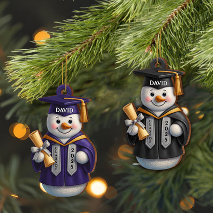 Congratulations On Your Graduation, Featuring Snowman In Cap