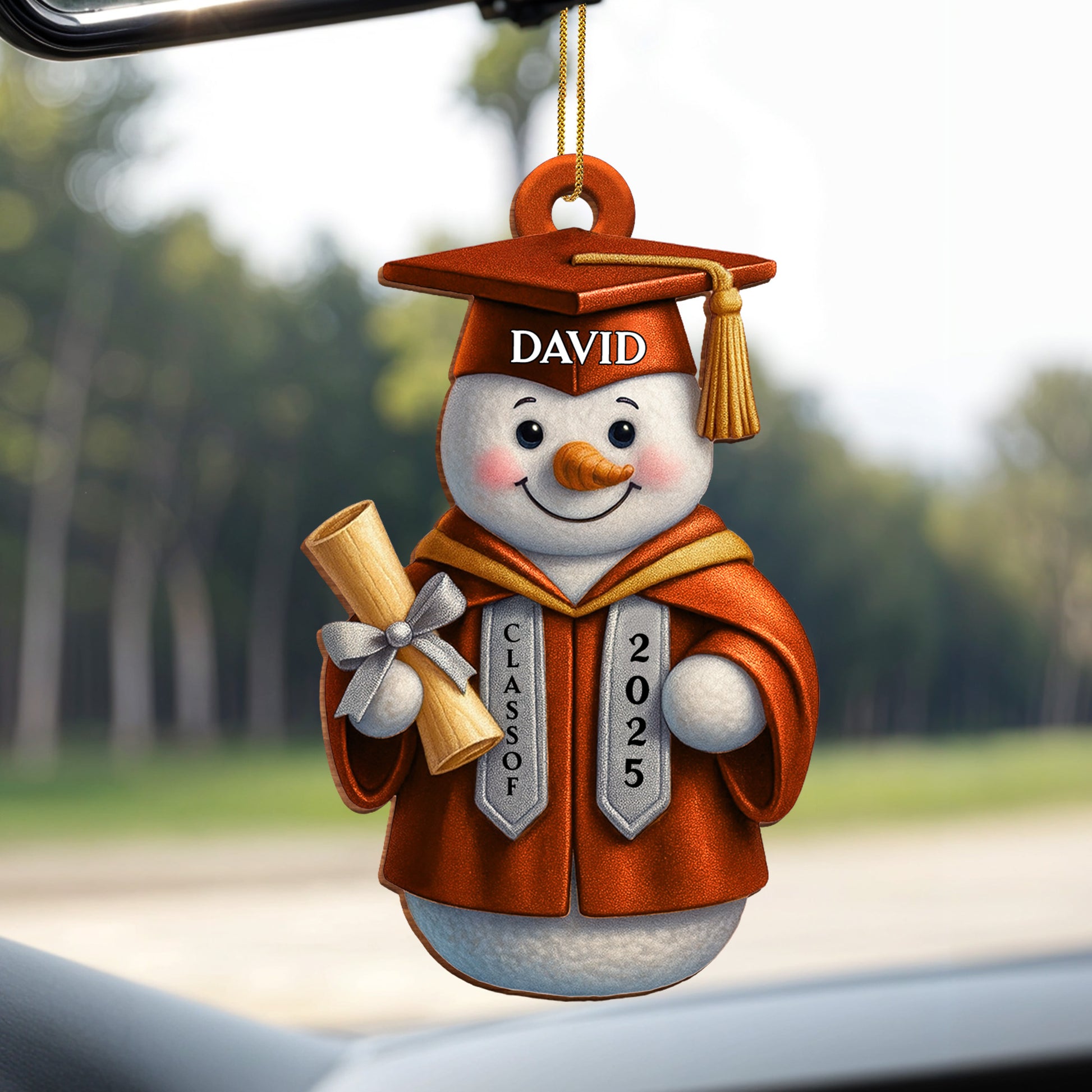 Congratulations On Your Graduation, Featuring Snowman In Cap