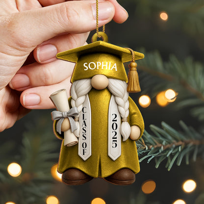 Celebrate Academic Achievements With Customizable Graduate Ornament