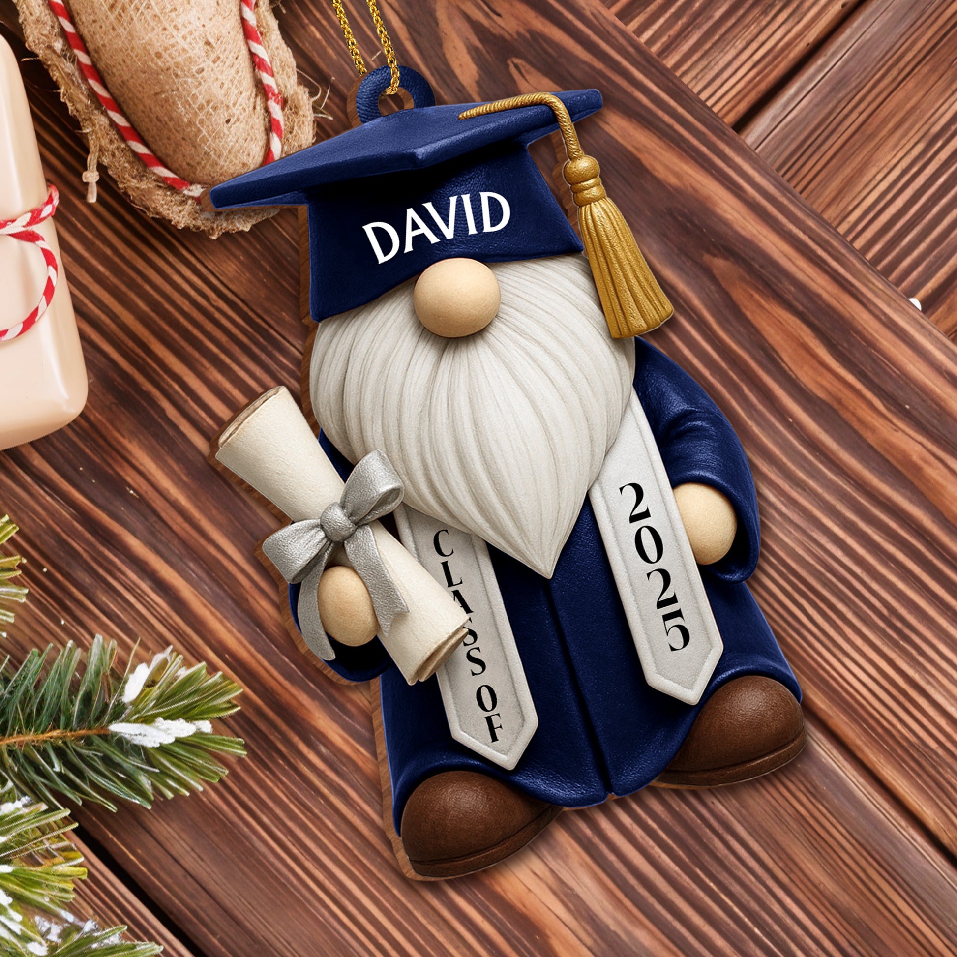 Celebrate Academic Achievements With Customizable Graduate Ornament
