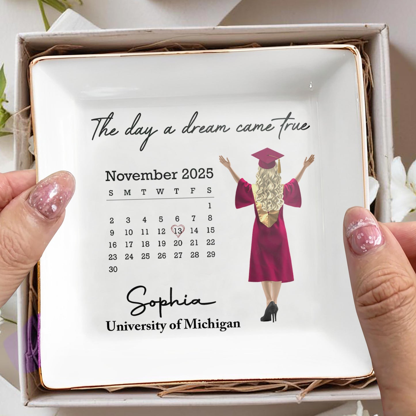 The Day A Dream Came True, Graduate With Cap