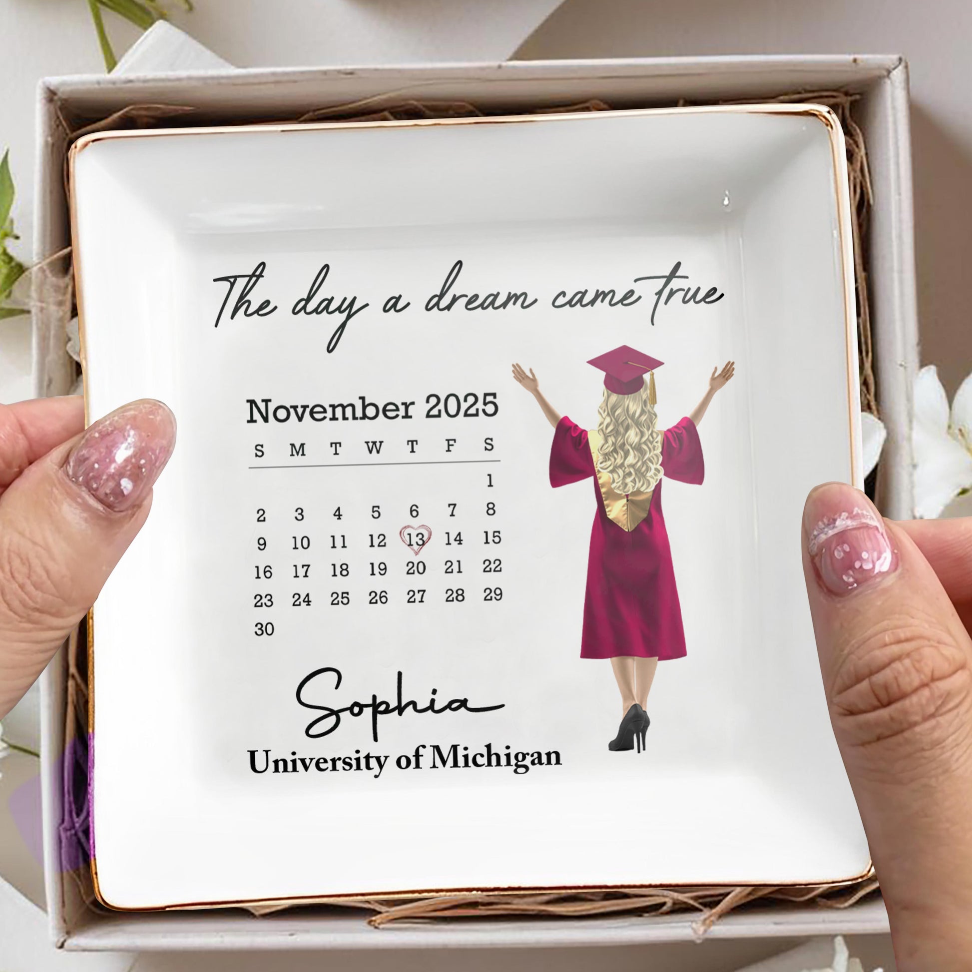 The Day A Dream Came True, Graduate With Cap