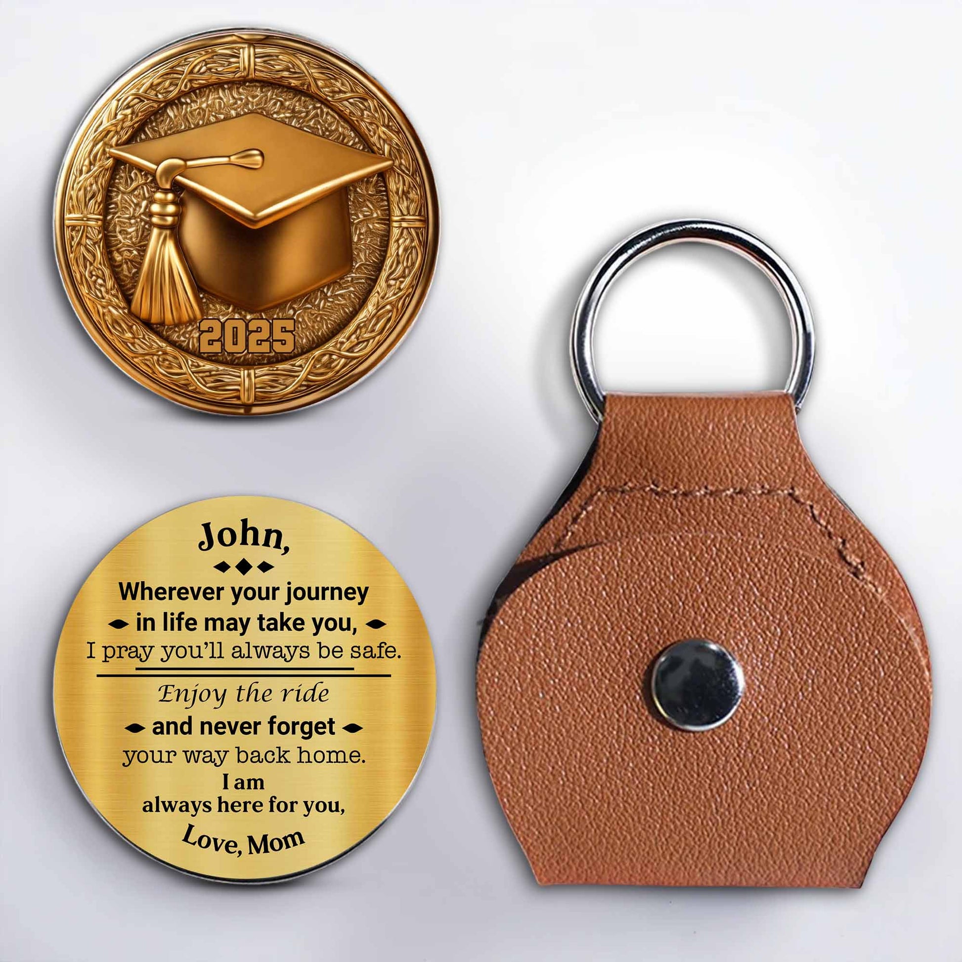 Wherever Your Journey Takes You Keychain