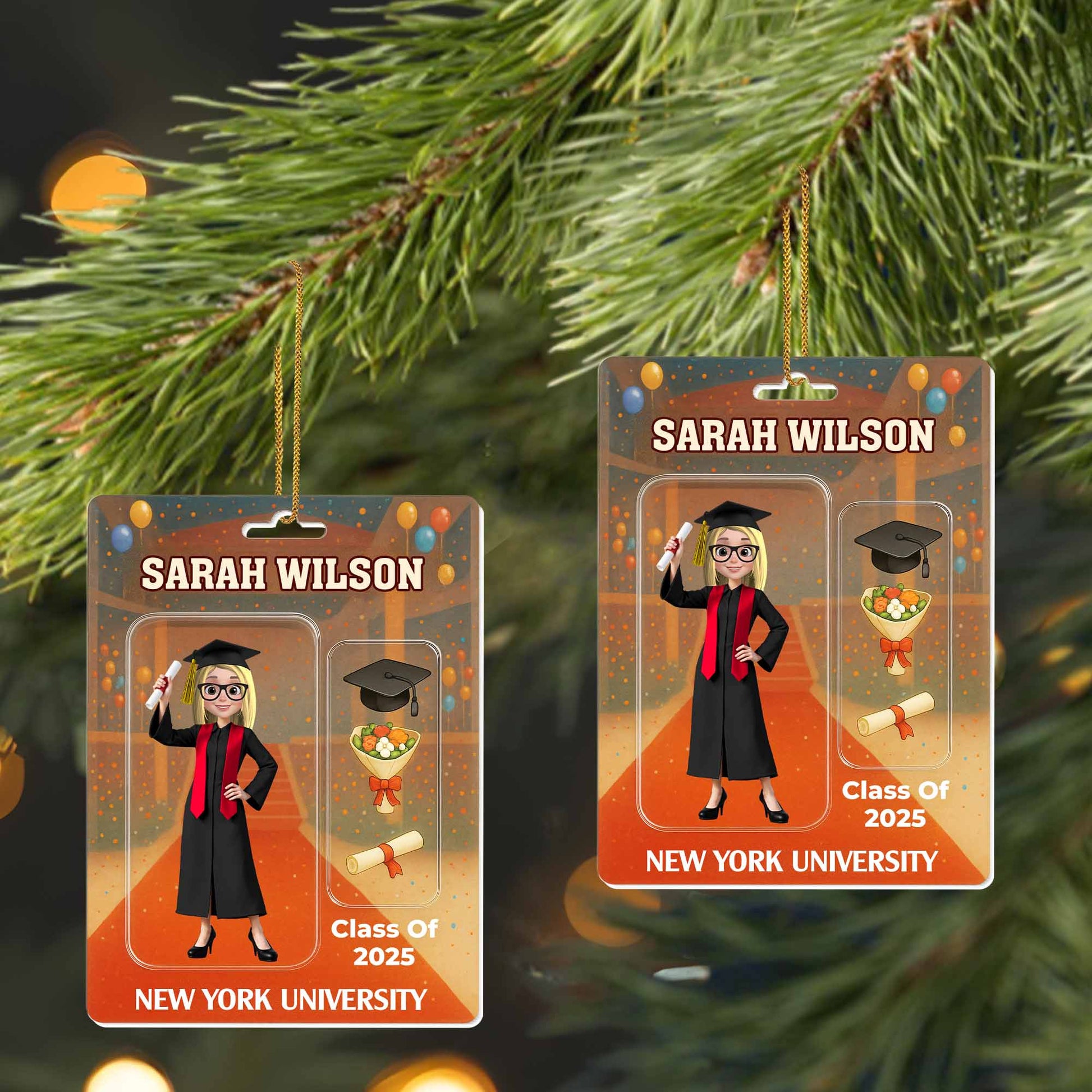 Celebrate Your Achievements, Graduation Cap, Diploma And University Logo