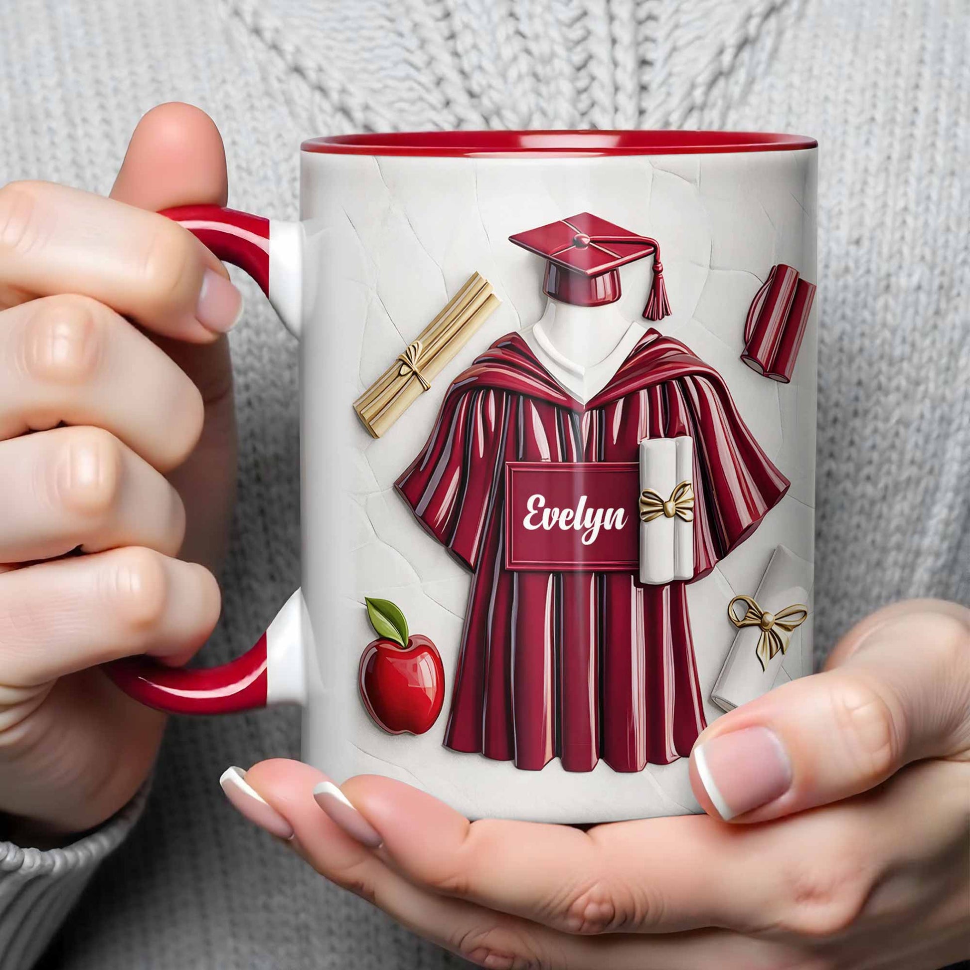 Celebrate Your Achievement Graduation Gown And Diploma Scroll