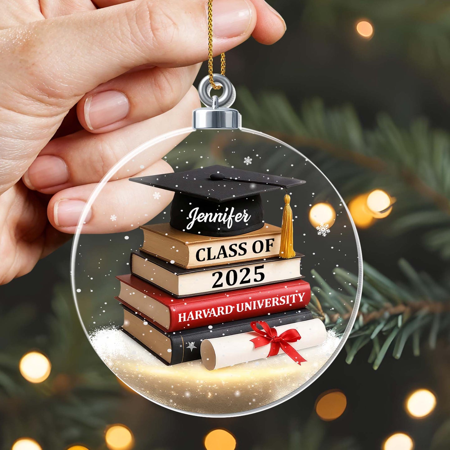 Customized Graduation Books And Mortarboard Keepsake