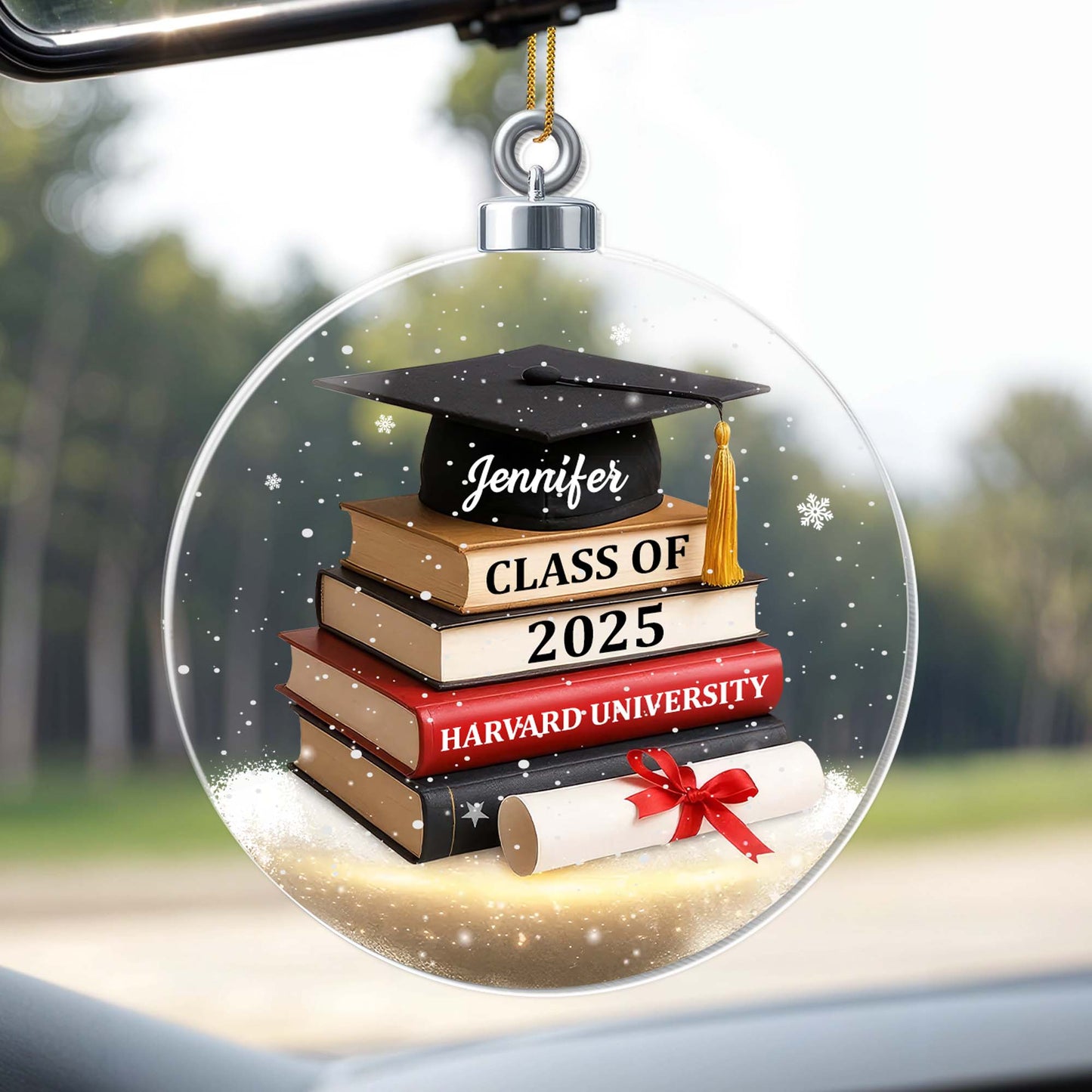 Customized Graduation Books And Mortarboard Keepsake
