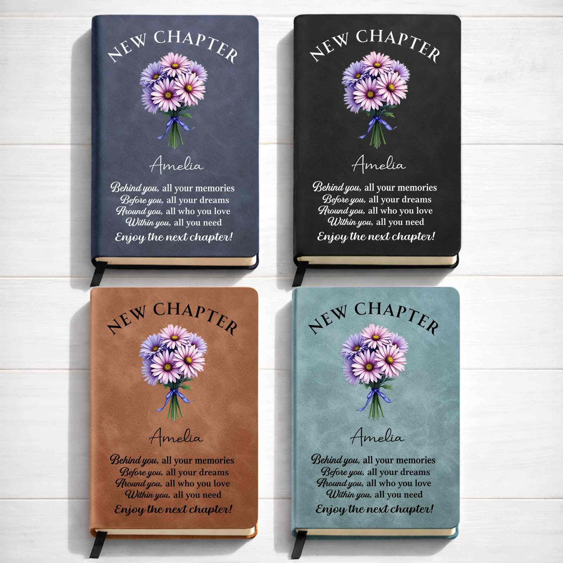 New Chapter Behind You All Your Memories Flower Bouquet