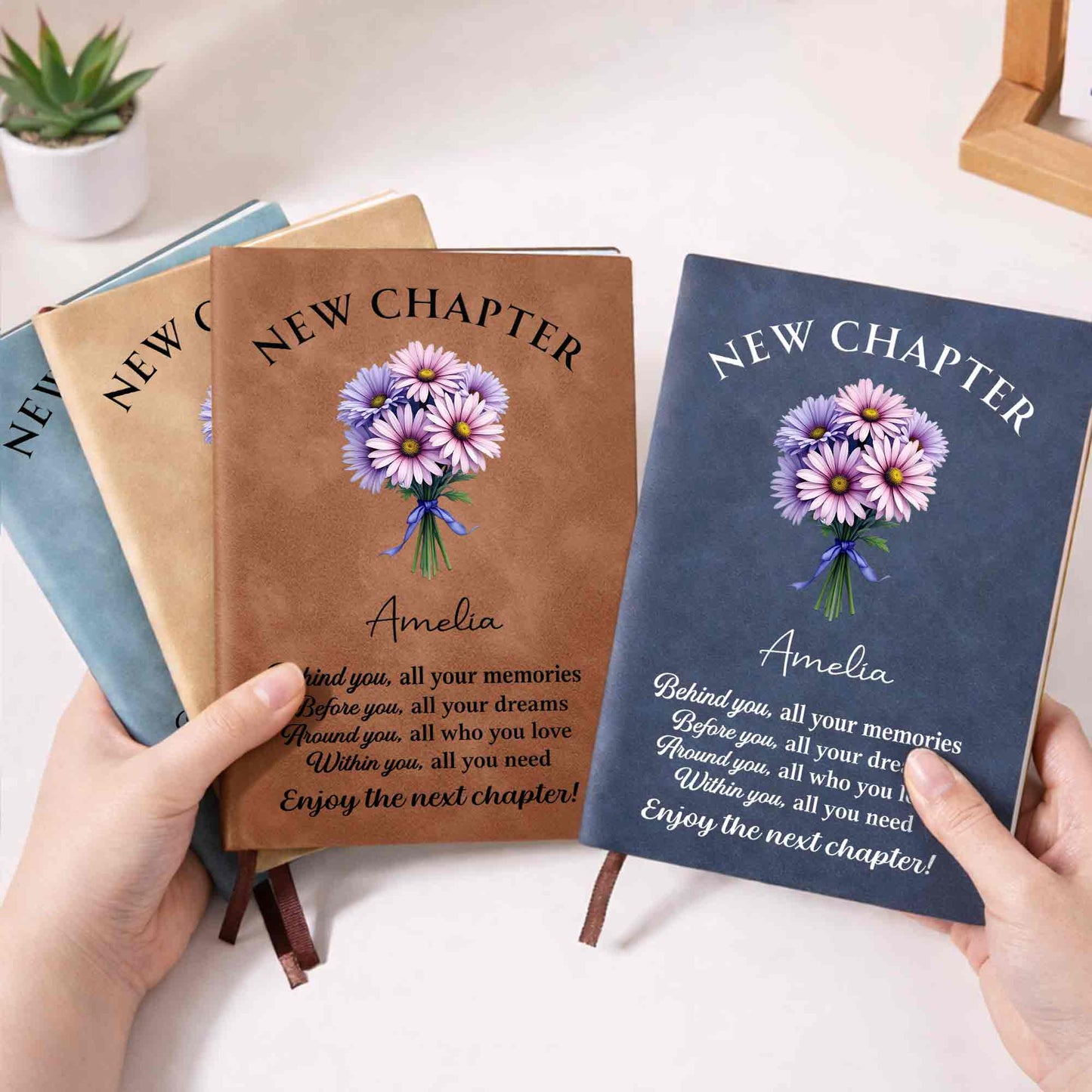 New Chapter Behind You All Your Memories Flower Bouquet