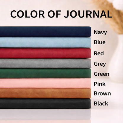 A Proud Graduate Standing Tall With Graduation Cap And Diploma - Personalized Leather Journal - GRAD354_LEJO